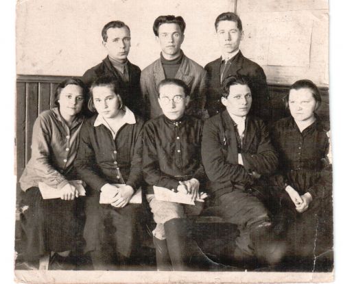 Актив Кикнурской средней школы. Лето 1936 года.